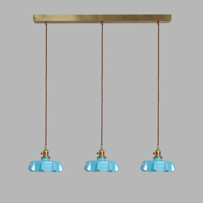 Hyacinth Pleated Glass Pendant Light