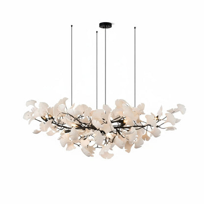 Horizon Ceramic Ginkgo Leaf Chandelier