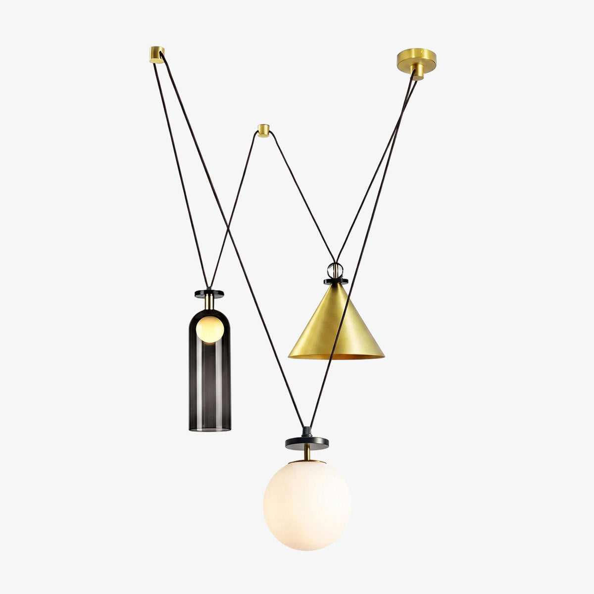 Kubik Geometric Modular Chandelier
