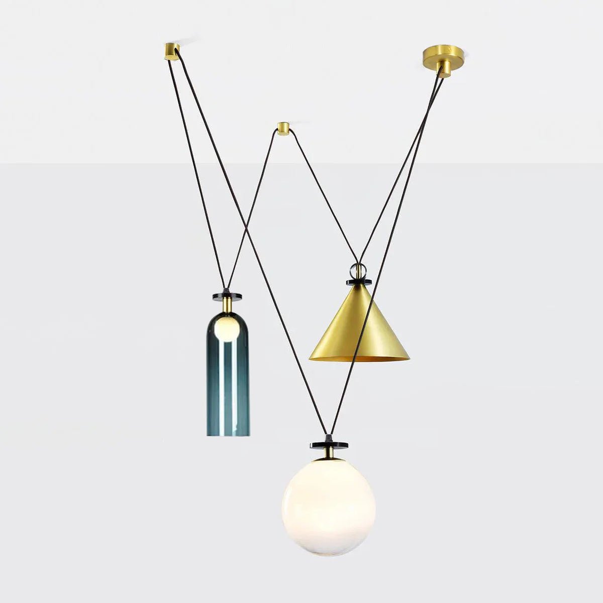 Kubik Geometric Modular Chandelier
