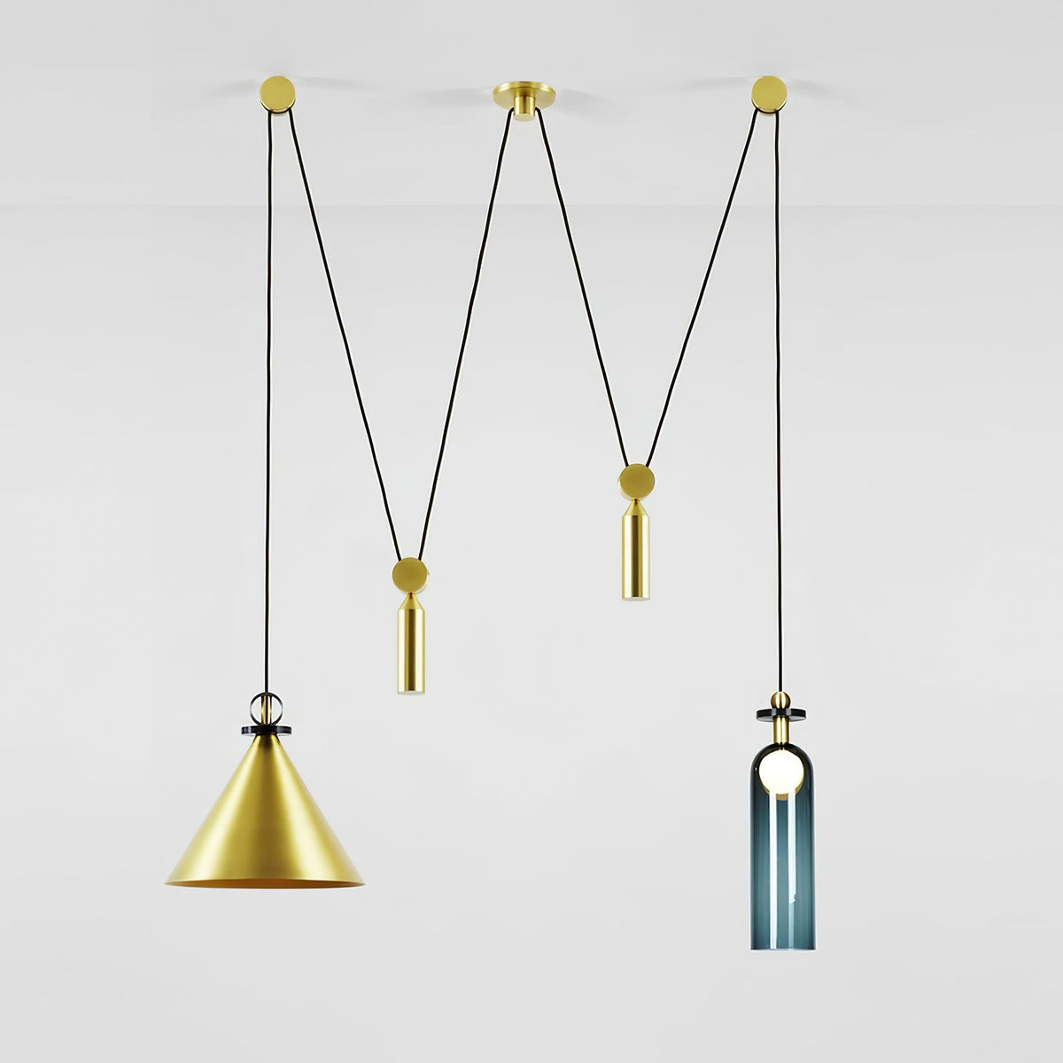 Kubik Geometric Modular Chandelier