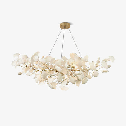 Horizon Ceramic Ginkgo Leaf Chandelier