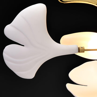 Horizon Ceramic Ginkgo Leaf Chandelier