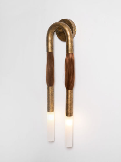 Palomino Faux Horsehair Wall Sconce