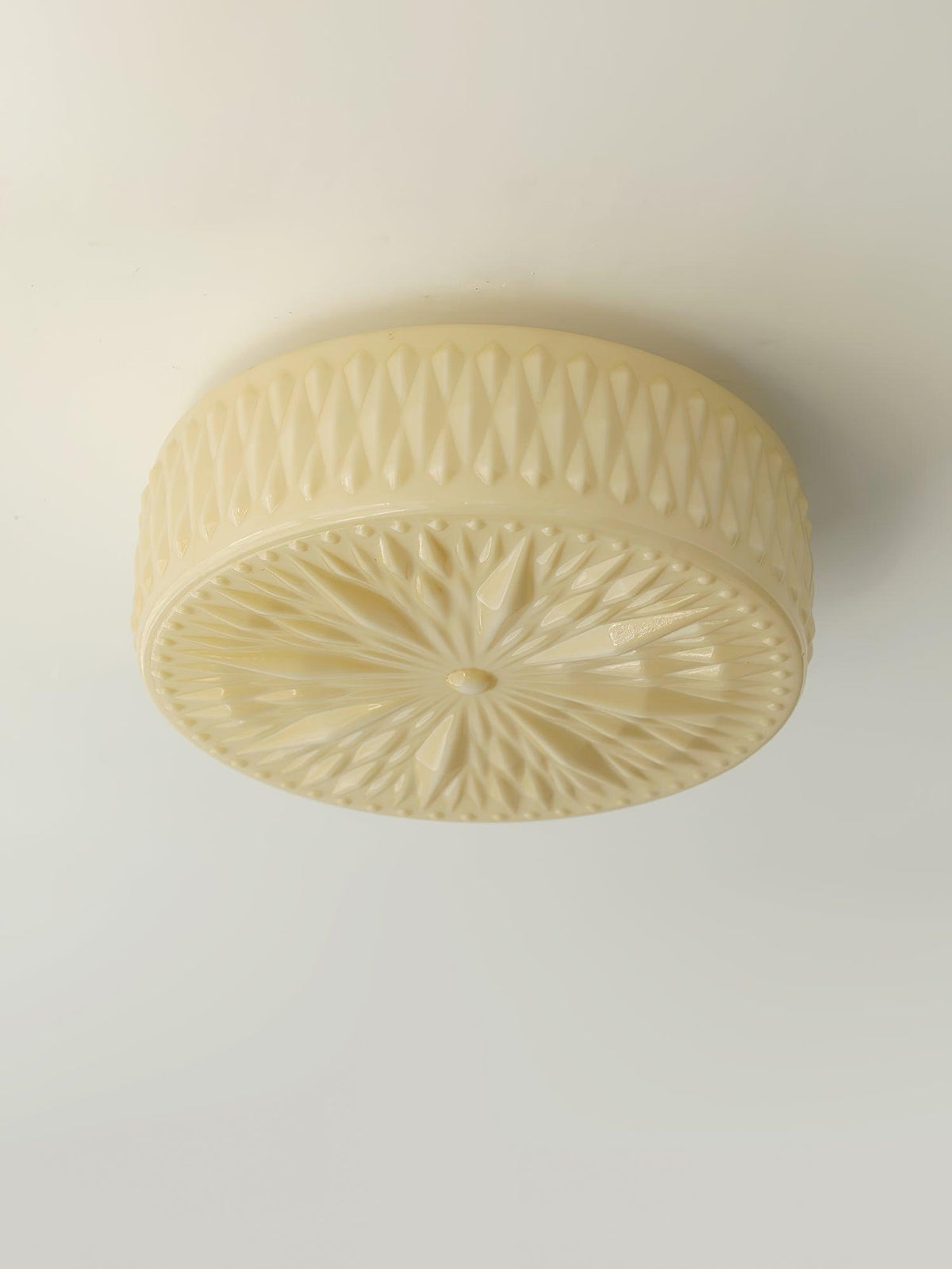 Celestine Glass Drum LED Flush Mount Ceiling Light