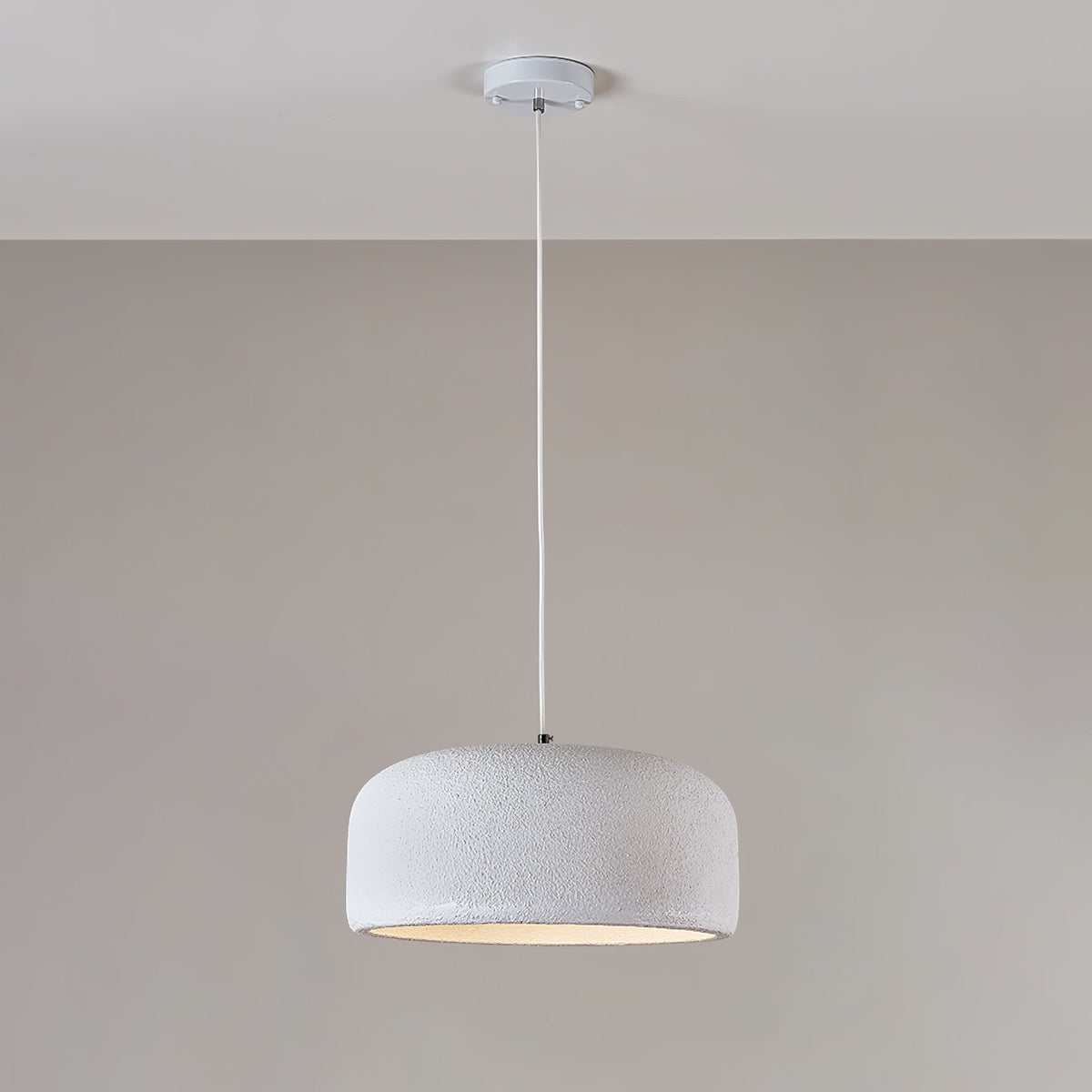 Maelis Resin Dome Pendant Light