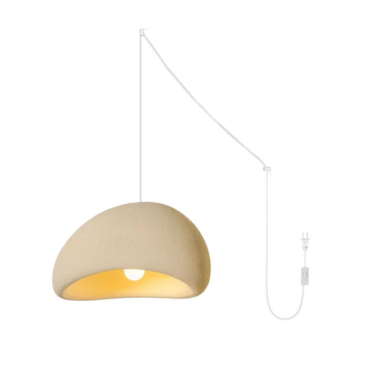 Thessaly Cloud Plug In Swag Pendant Light