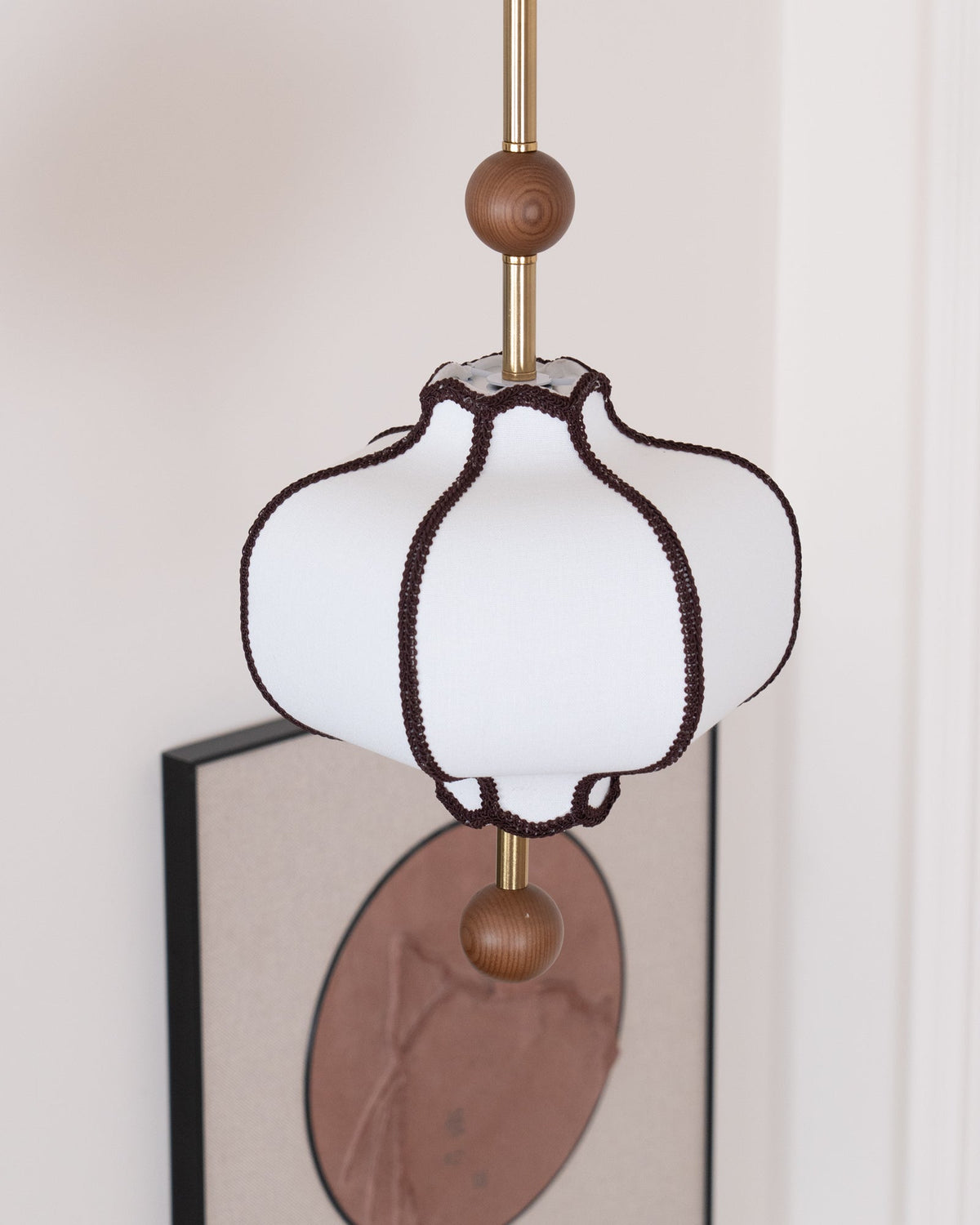 Yuki Fabric Lantern Pendant Light