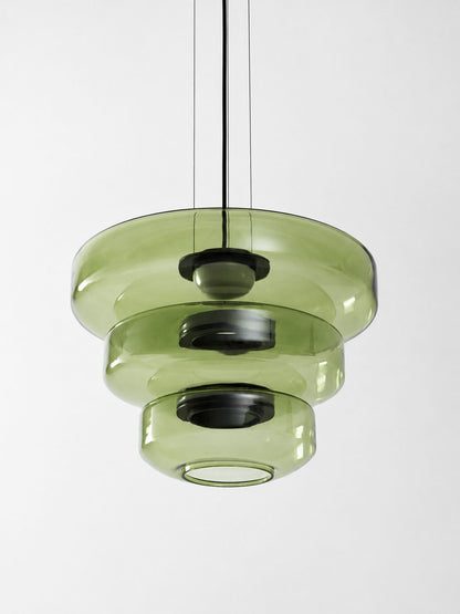 Echelon Layered Glass Pendant Light
