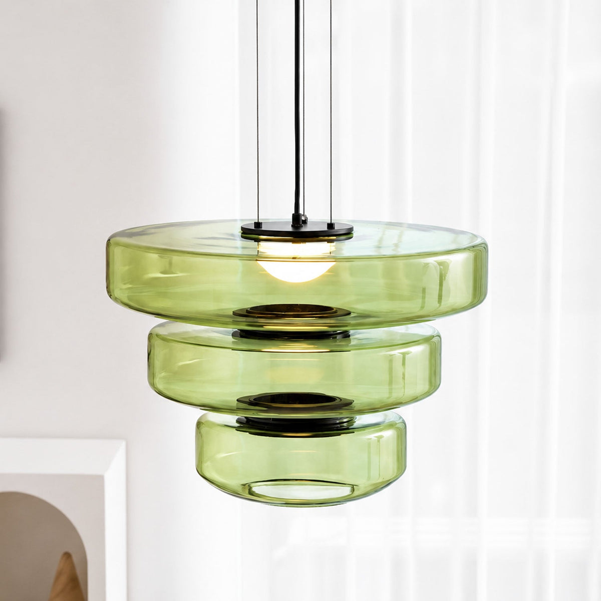 Echelon Layered Glass Pendant Light