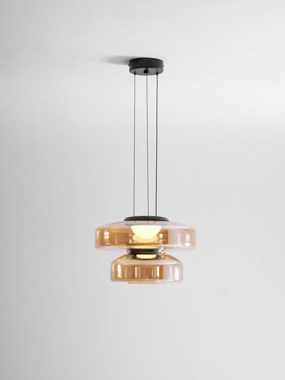 Echelon Layered Glass Pendant Light