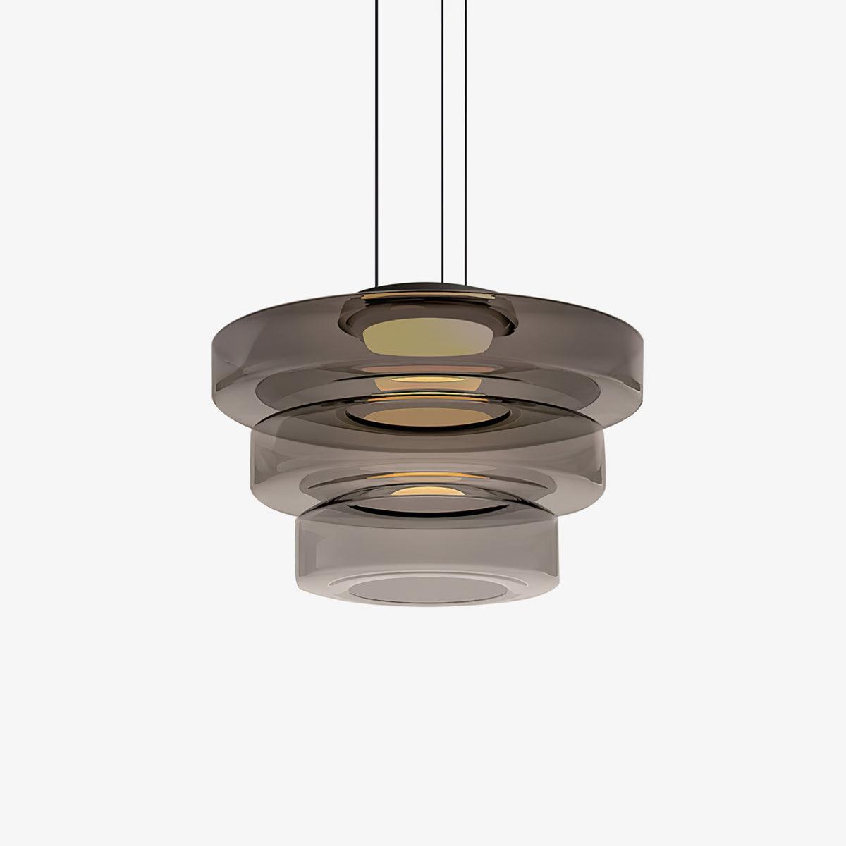 Echelon Layered Glass Pendant Light