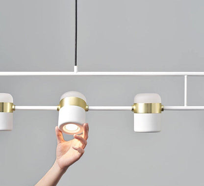 Marisol Tilting Frosted Shade LED Pendant