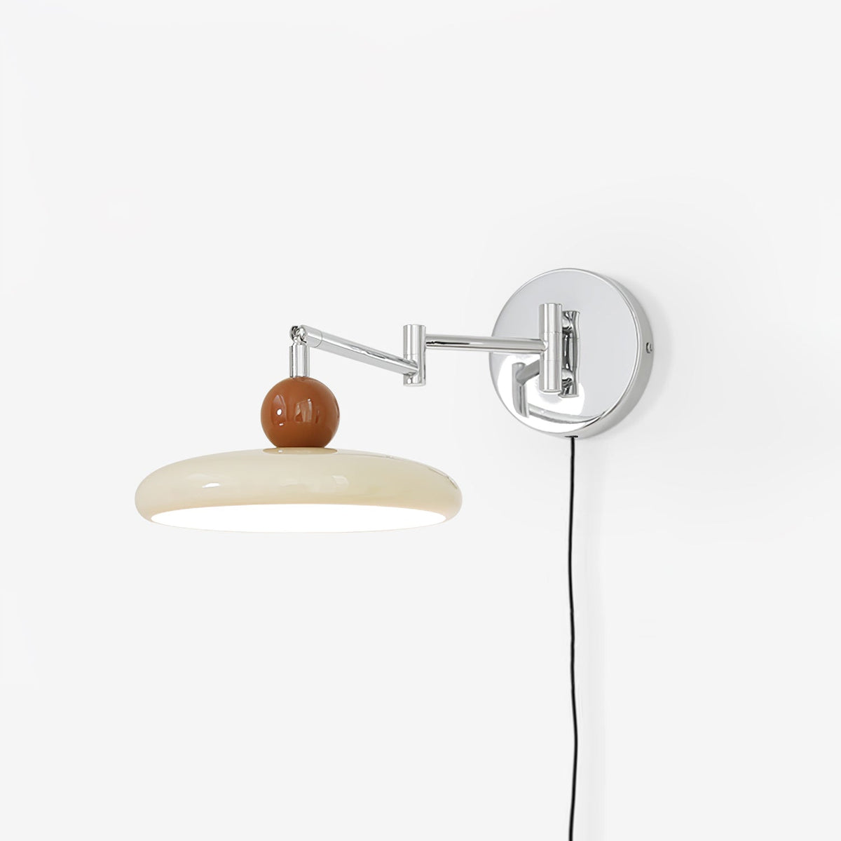 Lola Plug In Disc Wall Light