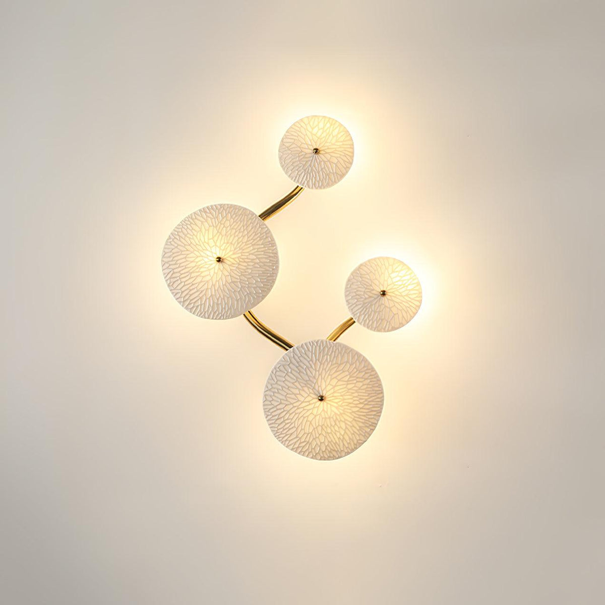 Florin Ceramic Petal Wall Sconce