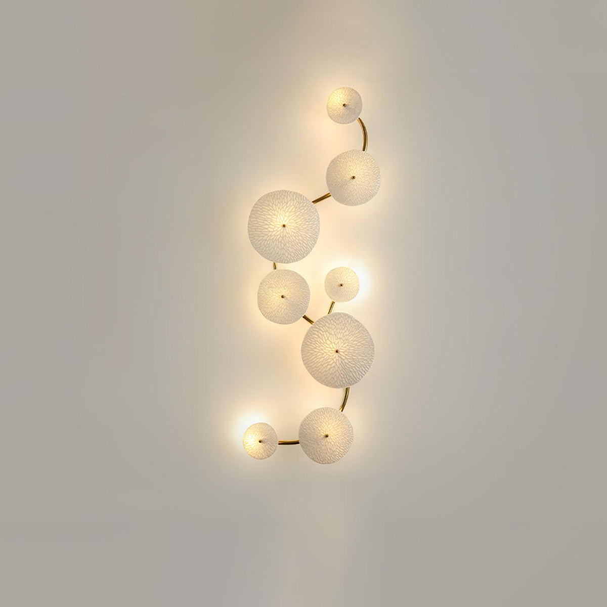 Florin Ceramic Petal Wall Sconce