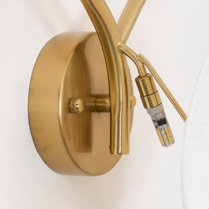 Florin Ceramic Petal Wall Sconce