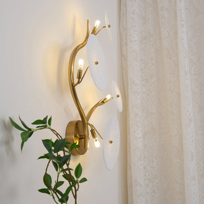 Florin Ceramic Petal Wall Sconce