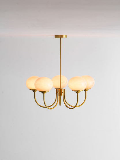 Mallow Glass Shade Chandelier