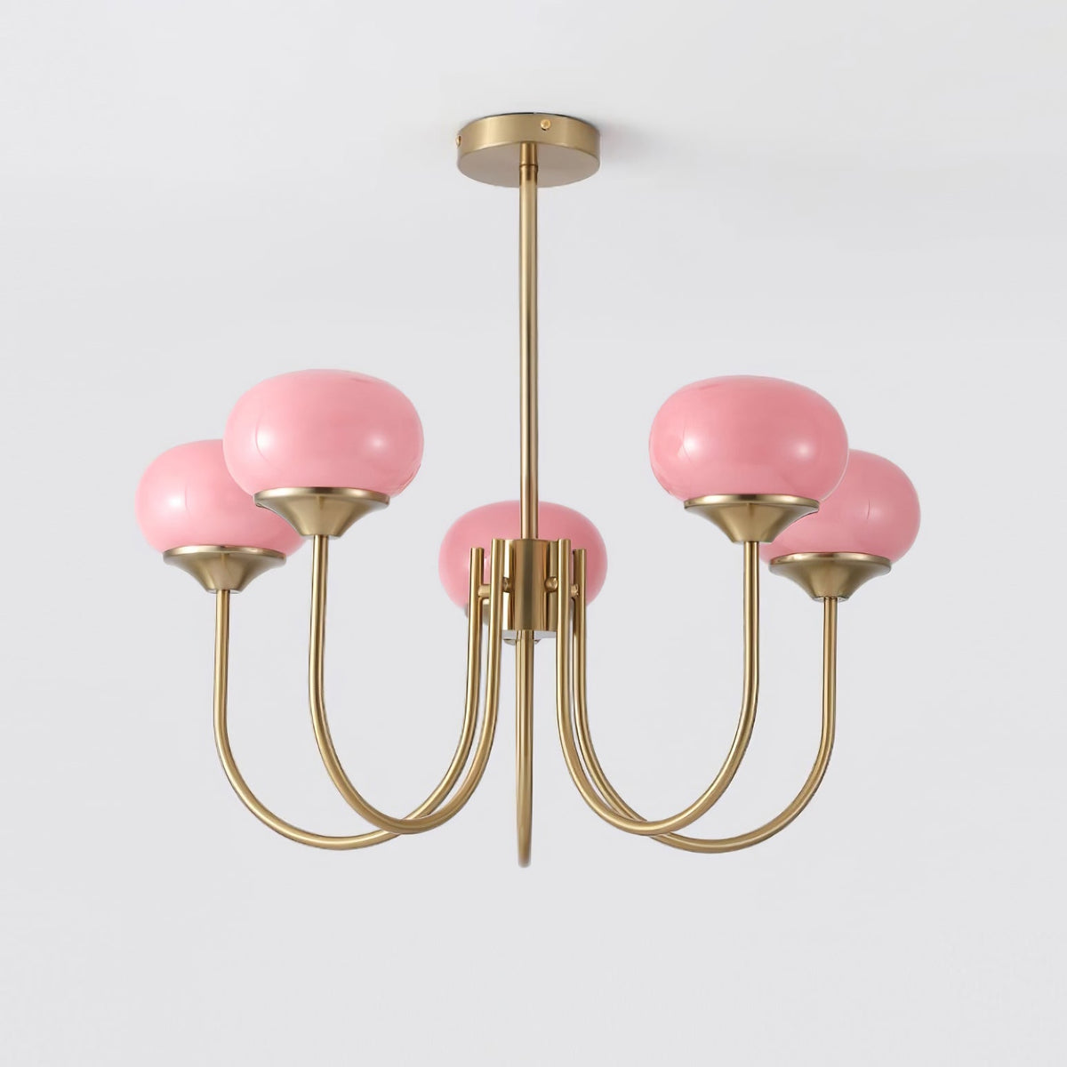 Mallow Glass Shade Chandelier