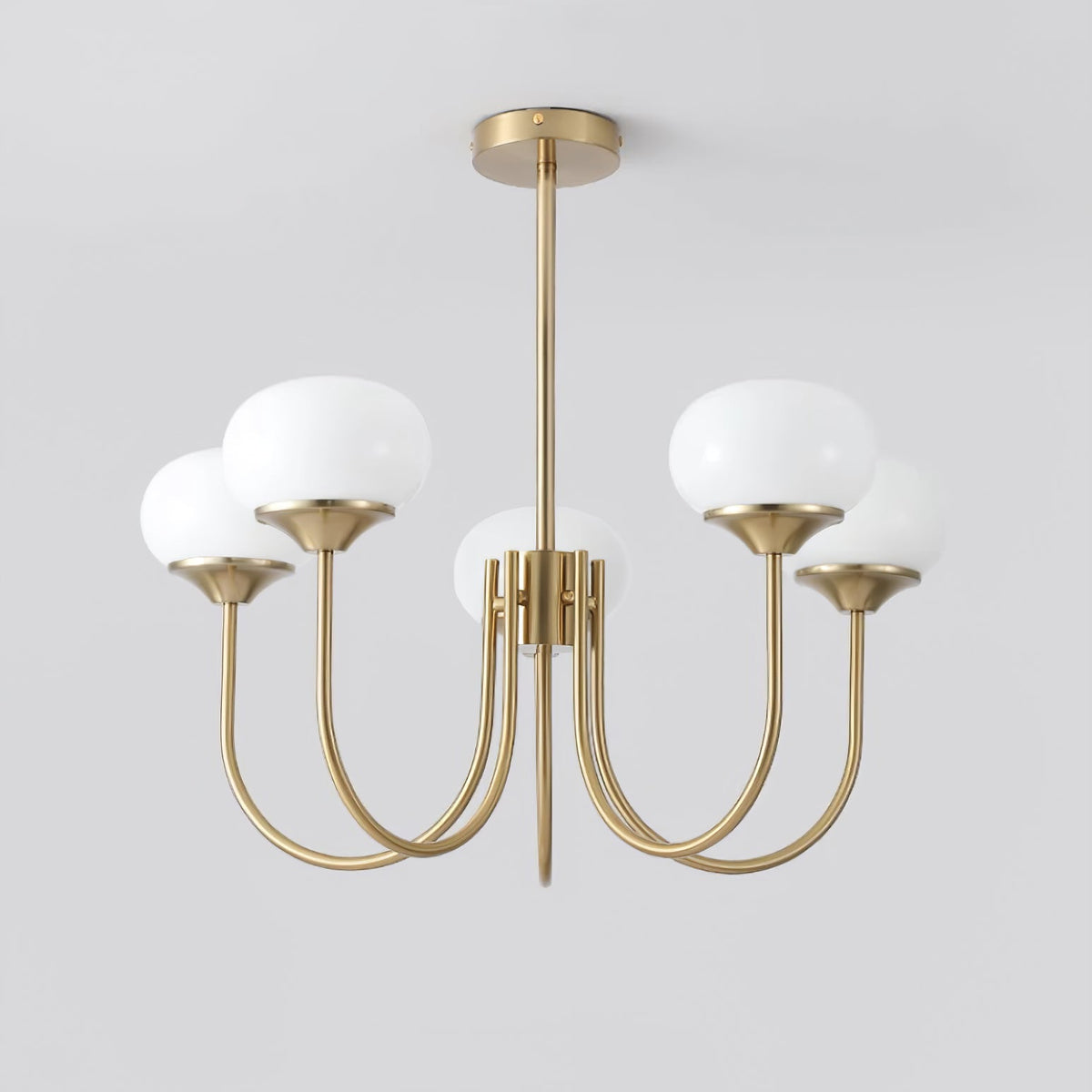 Mallow Glass Shade Chandelier
