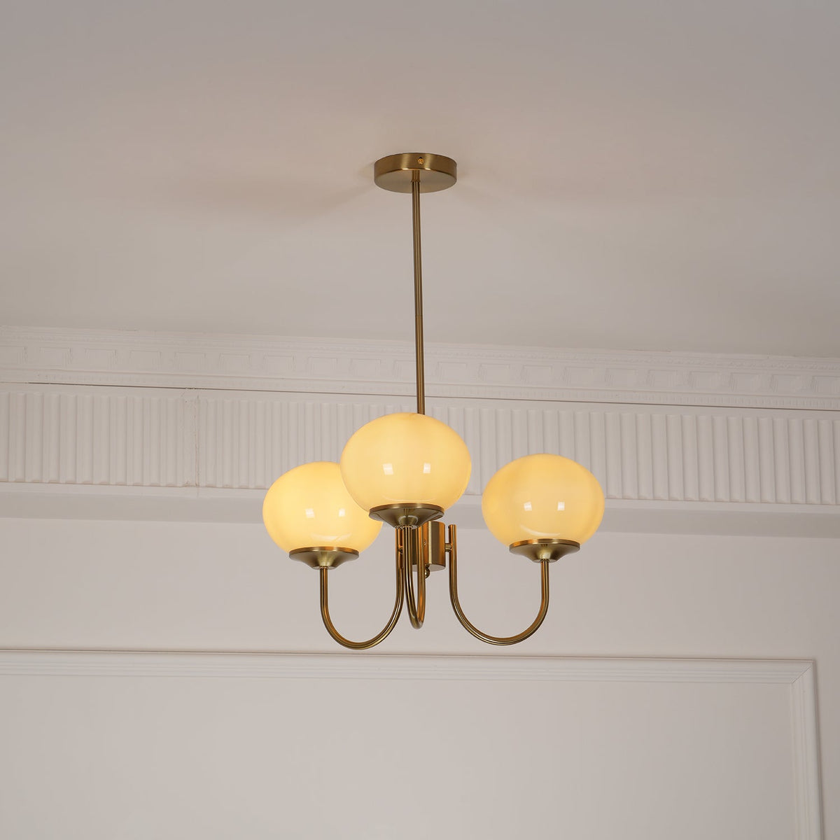 Mallow Glass Shade Chandelier