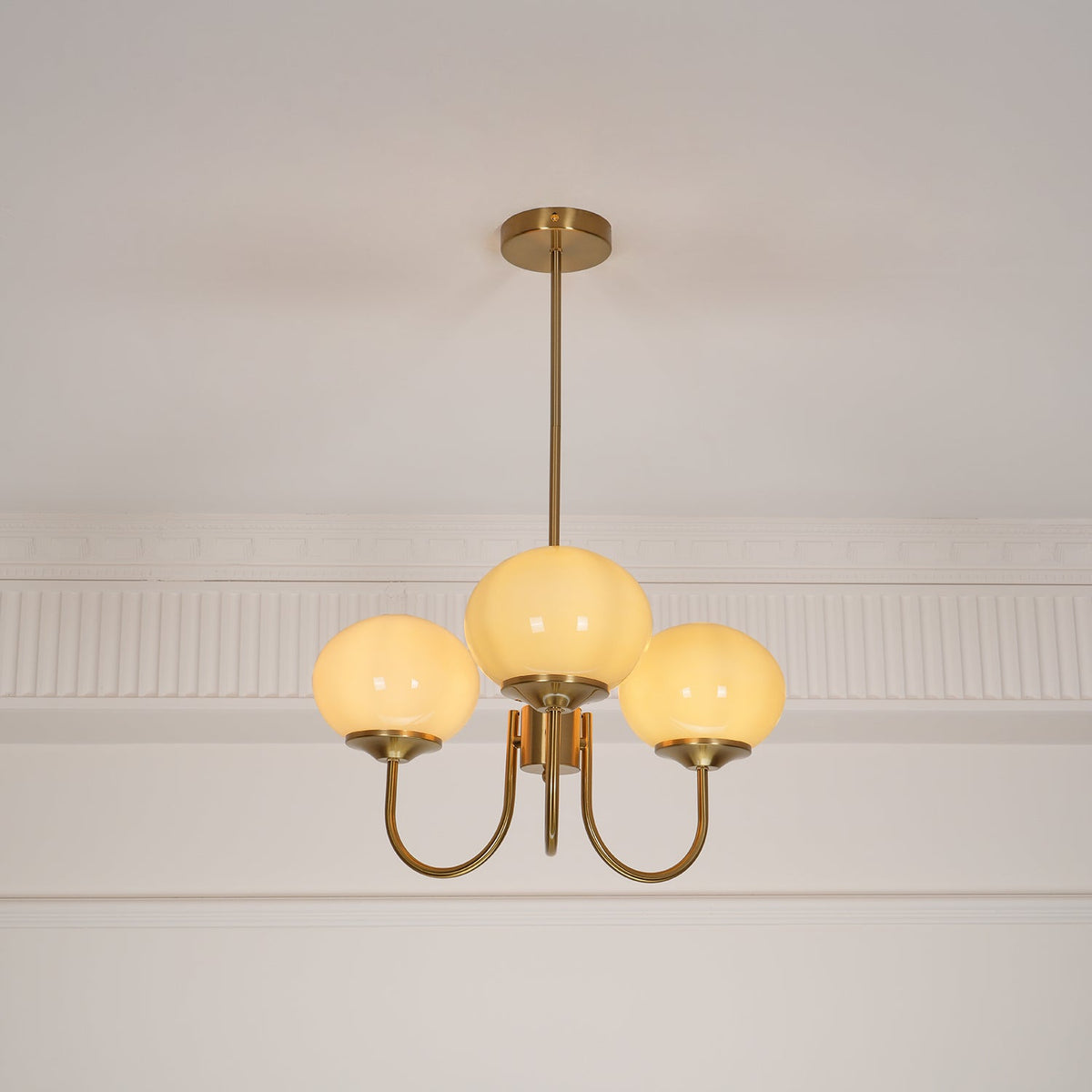 Mallow Glass Shade Chandelier
