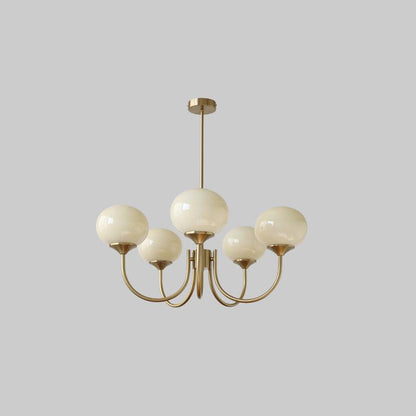 Mallow Glass Shade Chandelier