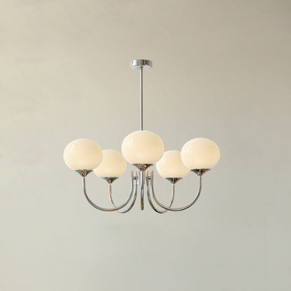 Mallow Glass Shade Chandelier