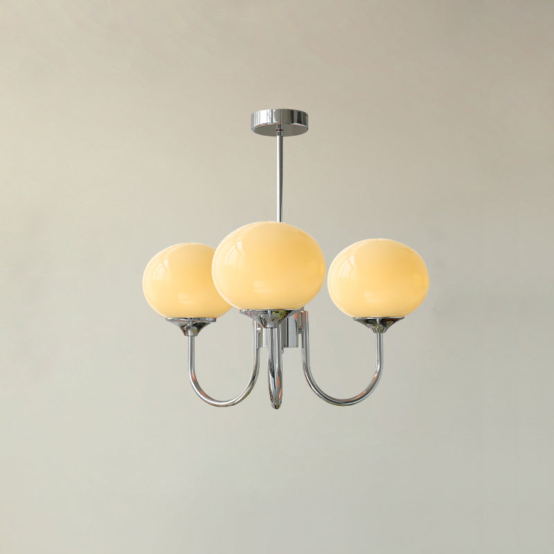 Mallow Glass Shade Chandelier