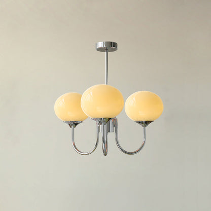 Mallow Glass Shade Chandelier