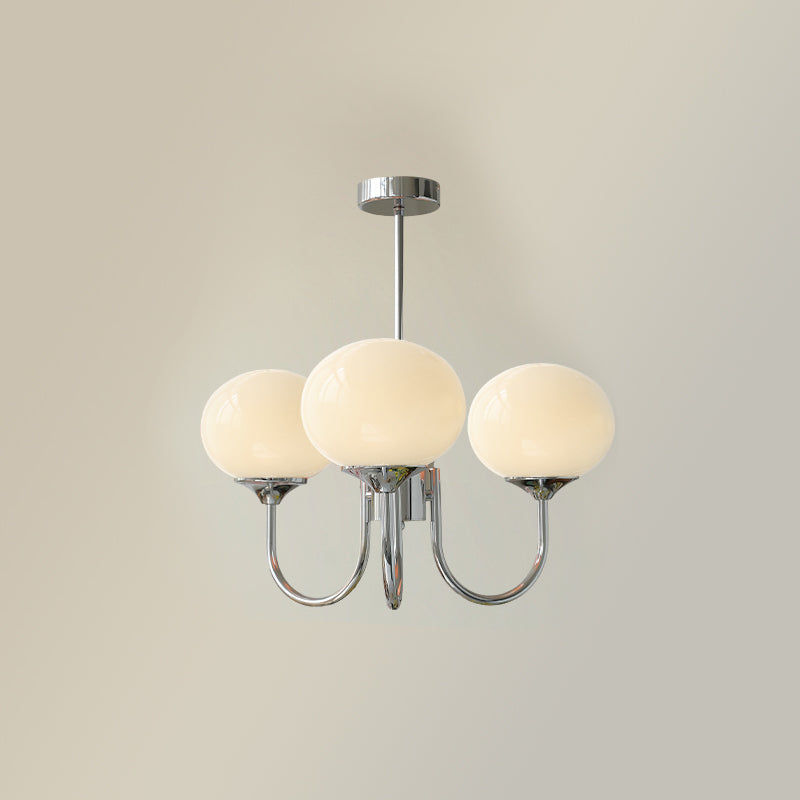 Mallow Glass Shade Chandelier