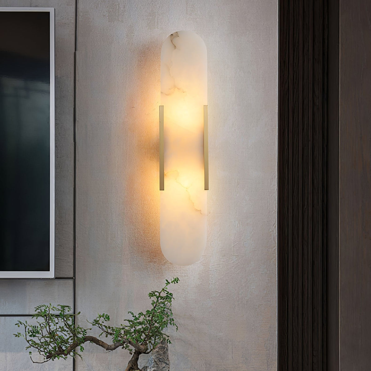 Alba Alabaster Wall Sconce