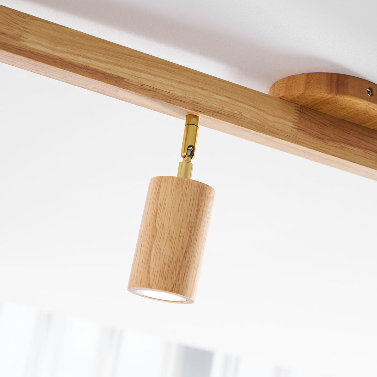 Rafter Wood Beam Spotlight Ceiling Light