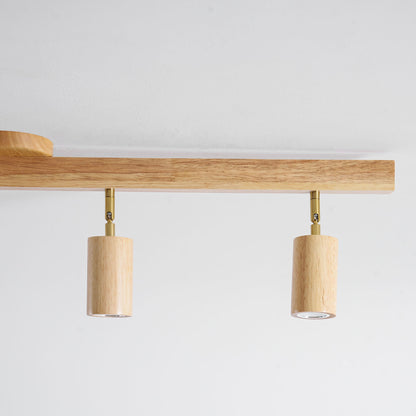 Rafter Wood Beam Spotlight Ceiling Light