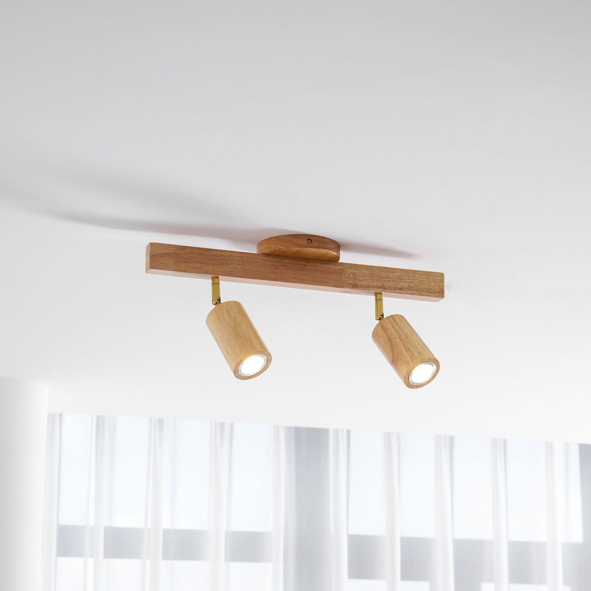 Rafter Wood Beam Spotlight Ceiling Light