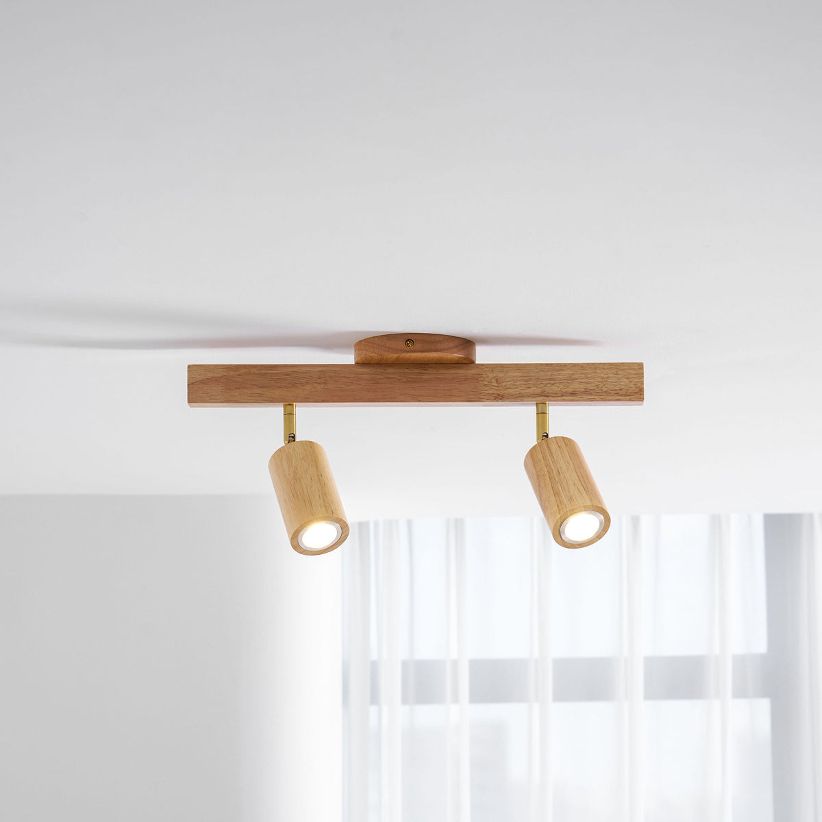 Rafter Wood Beam Spotlight Ceiling Light