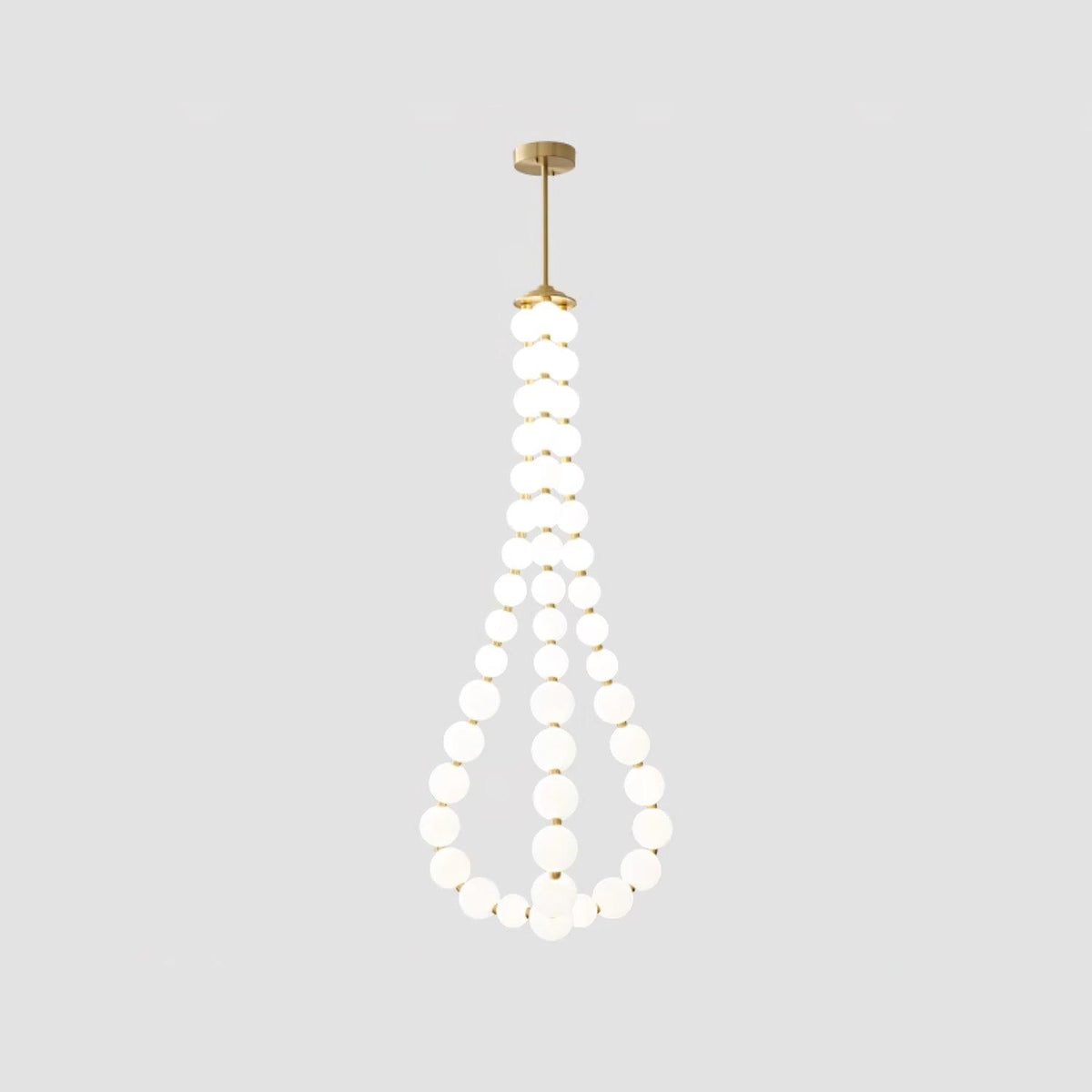 Nacre Pearl Acrylic Orb LED Chandelier