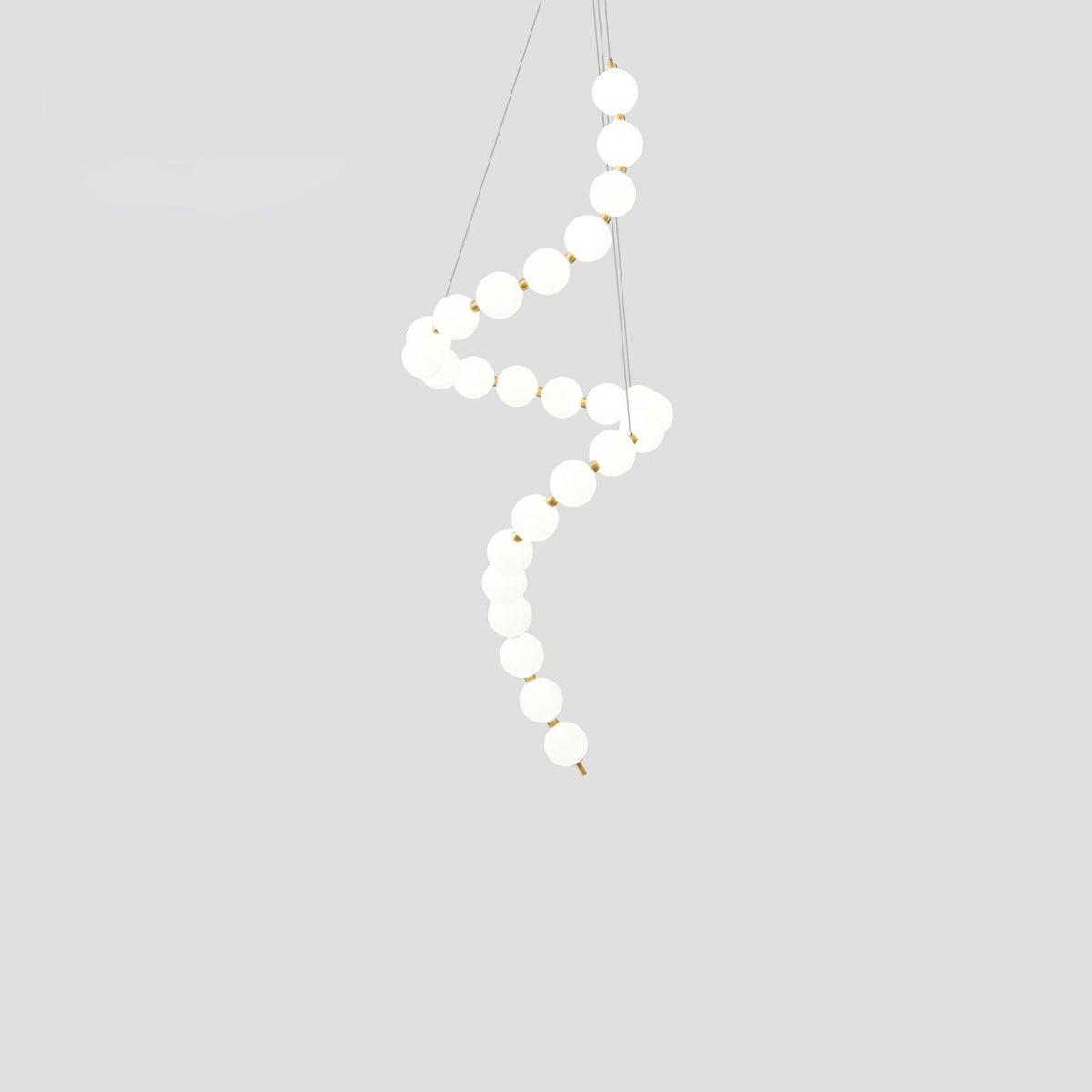 Nacre Pearl Acrylic Orb LED Chandelier