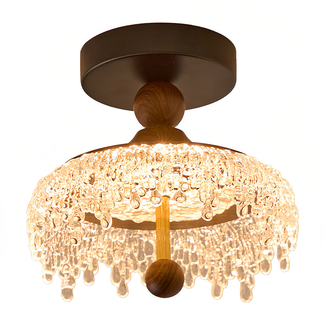 Seraphine Water Drop Semi Flush Ceiling Light