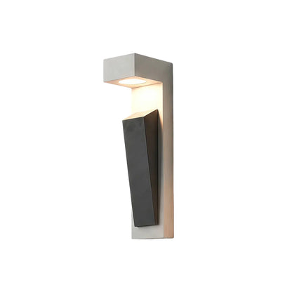 Lunel Minimalist Cement Outdoor Wall Light