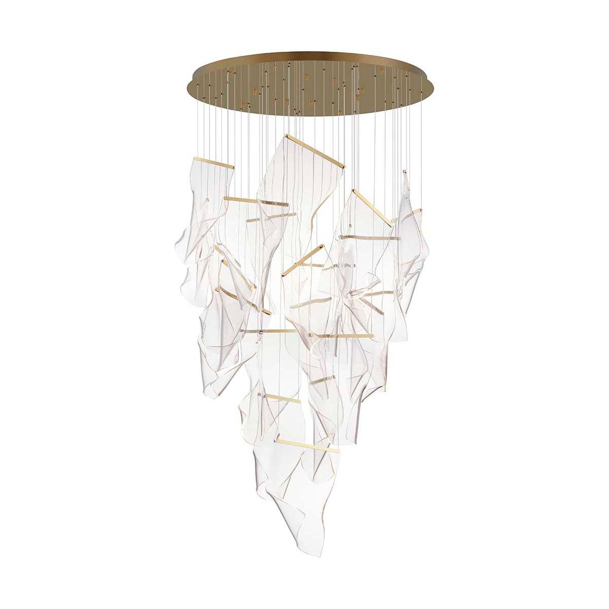 Cirrane Floating Acrylic LED Chandelier