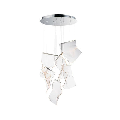 Cirrane Floating Acrylic LED Chandelier