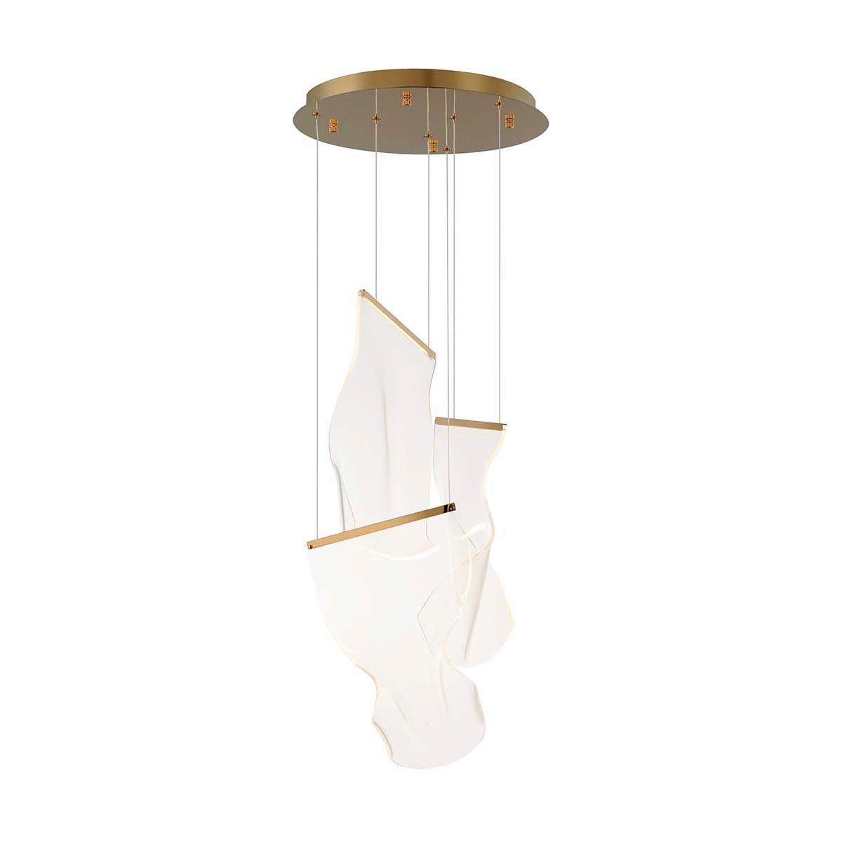 Cirrane Floating Acrylic LED Chandelier
