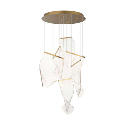 Cirrane Floating Acrylic LED Chandelier