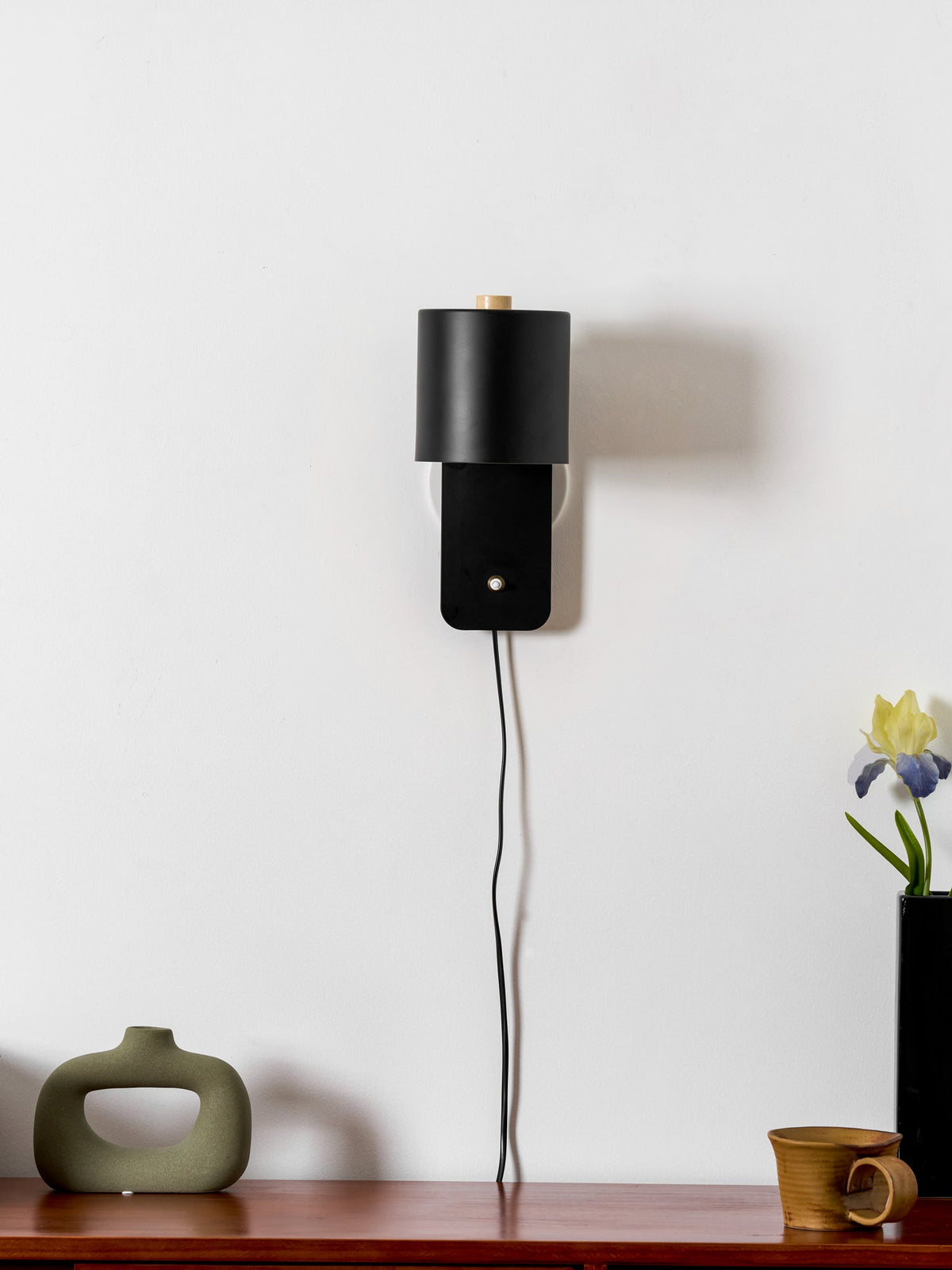 Pivo Plug In Cylinder Wall Lamp