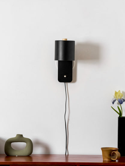Pivo Plug In Cylinder Wall Lamp