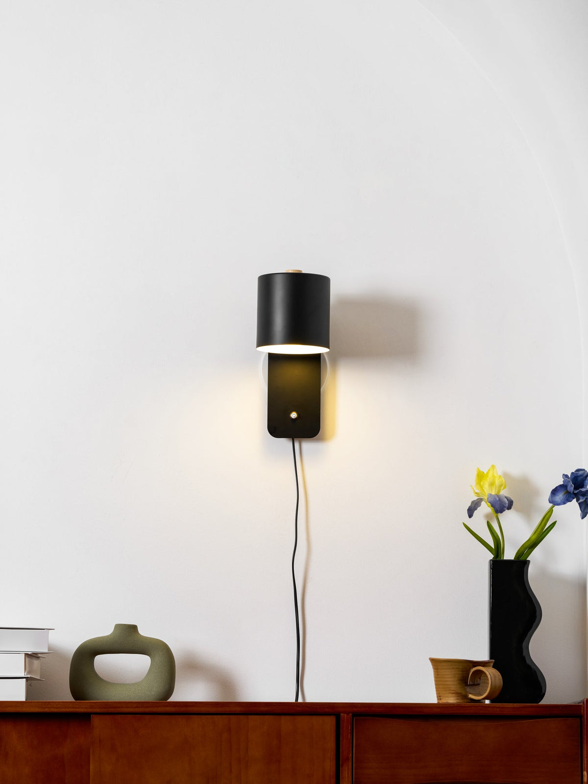 Pivo Plug In Cylinder Wall Lamp