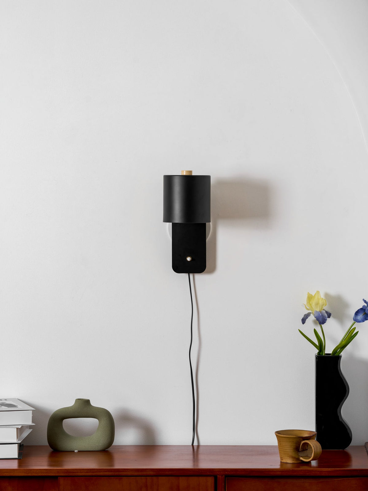 Pivo Plug In Cylinder Wall Lamp