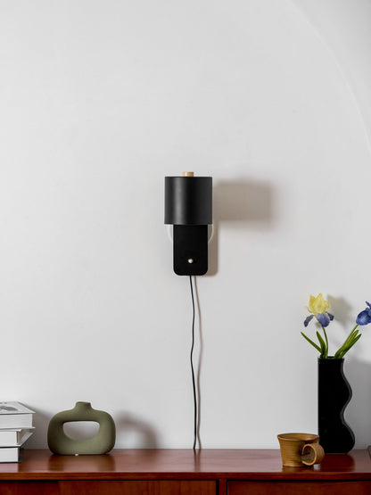 Pivo Plug In Cylinder Wall Lamp